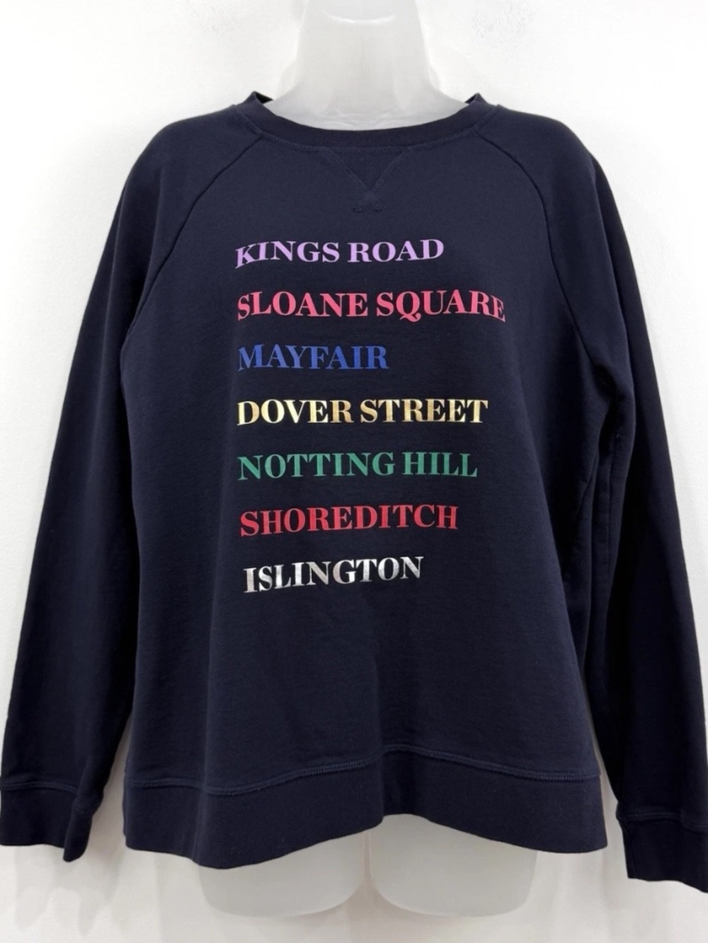 Boden Hannah ODE TO LONDON Navy Sweatshirt
